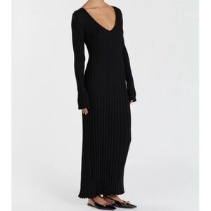 H&M Black Long Sleeve Dress